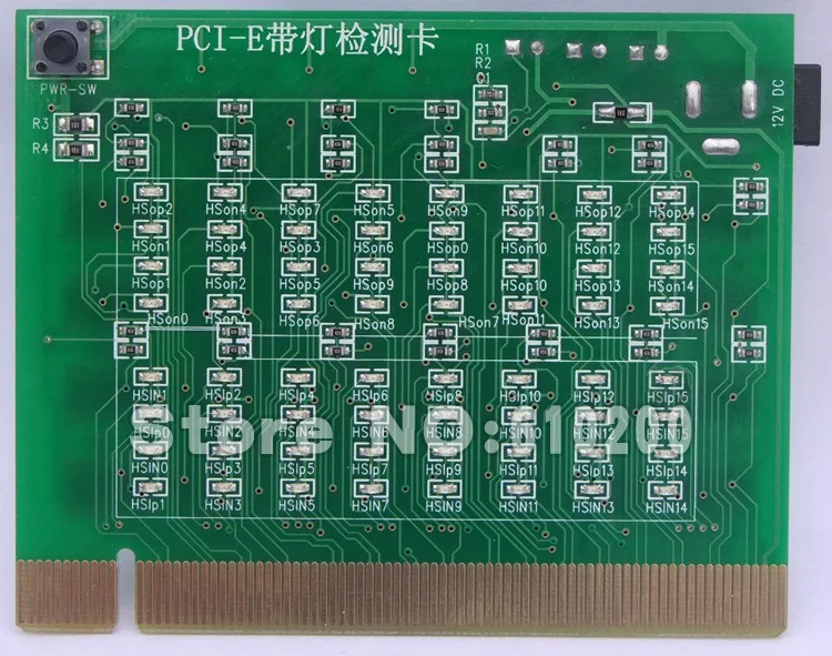 PCI-E 16X 8X 4X PCI express слот карта-тестер для motherbaor обнаружения southbridge короткий или открытый PCI-E с светильник тестер