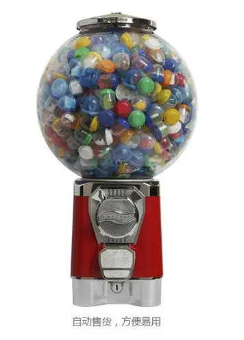 Торговый автомат для конфет и игрушек 50 шт. пластиковые шарики металлический
