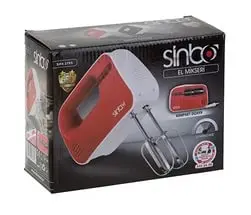 Sinbo SMX 2733 300W Blender Electric Hand Held Food Cream Drink Milk Mixer turbo Wire Whip Cooking Beater Ejector Button | Бытовая
