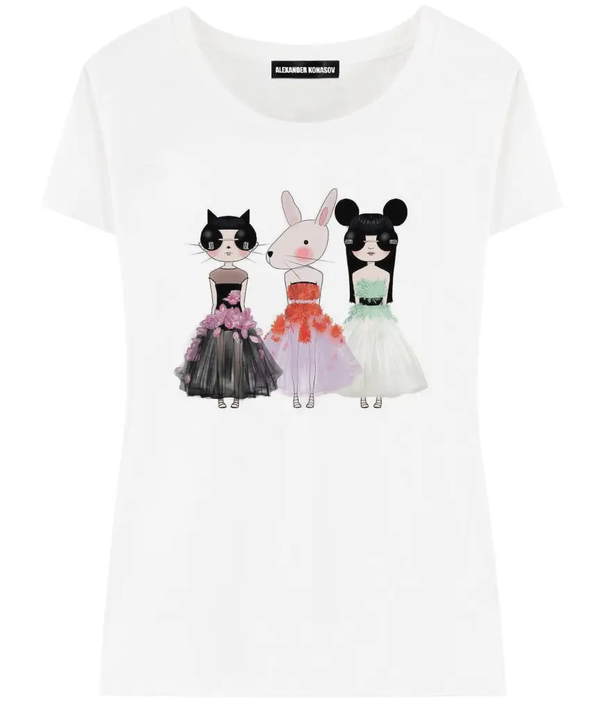 Женская футболка Dresses ALEXANDER KONASOV|print women|t-shirt printprint fashion |
