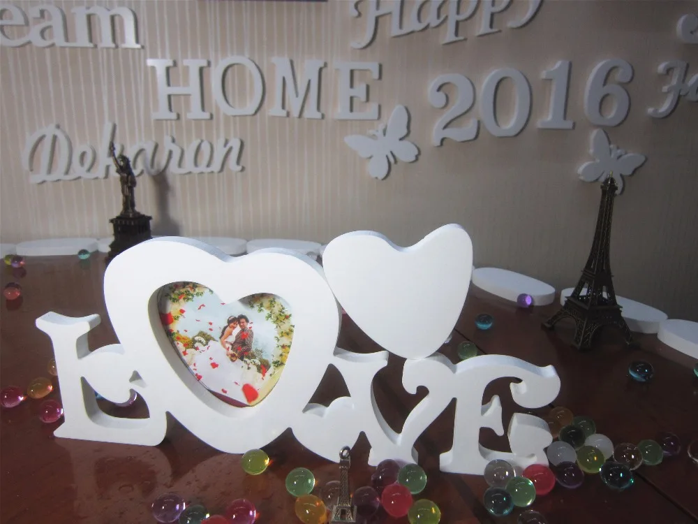 Настенные 3D наклейки или самостоятельные Деревянные белые буквы S3 из