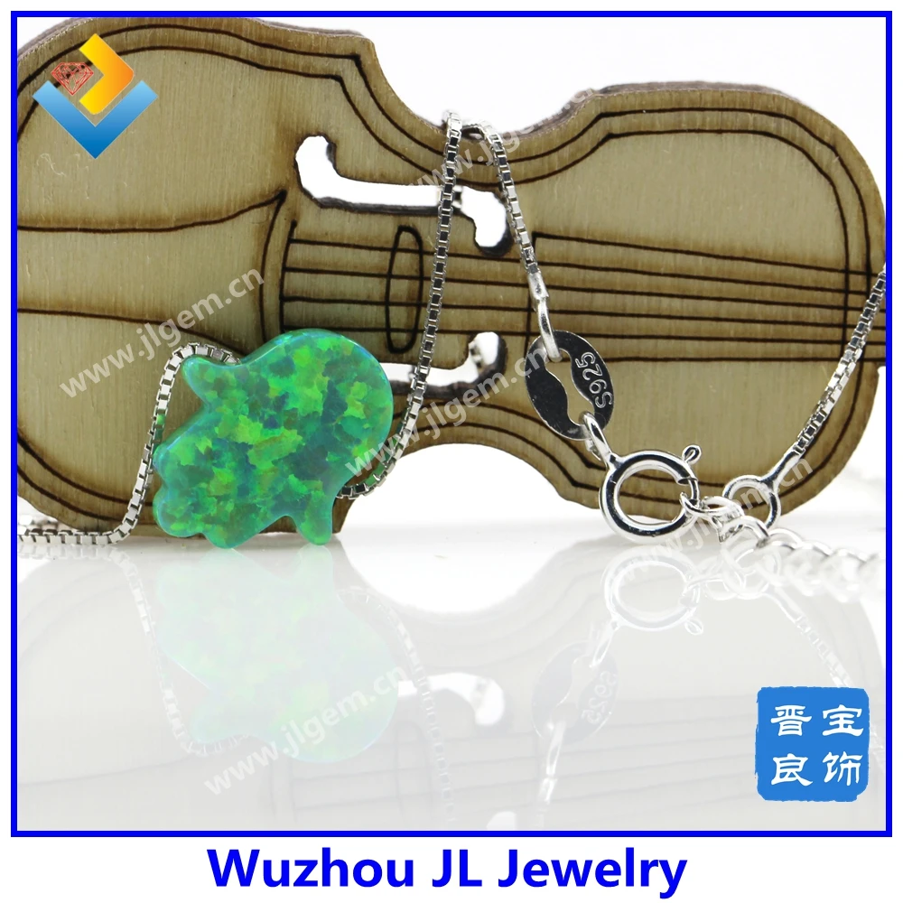 Ожерелье цепочка с синтетическим опалом диаметром 11*13 мм (1 шт.)|necklace metal|necklace