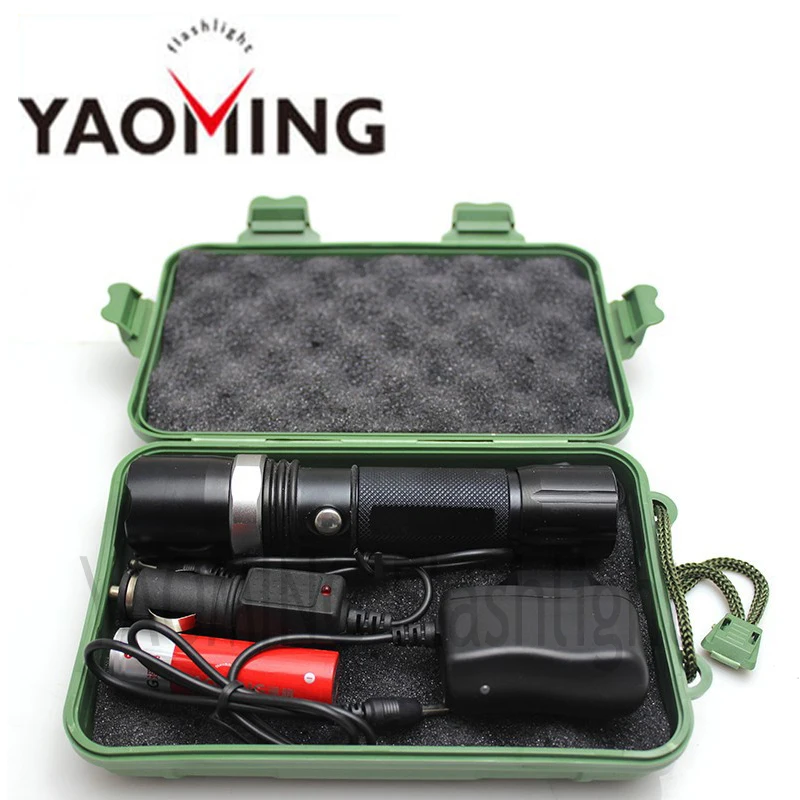 Подарочная коробка CREE XM L Q5 масштабируемый светодиодный фонарик перезаряжаемый