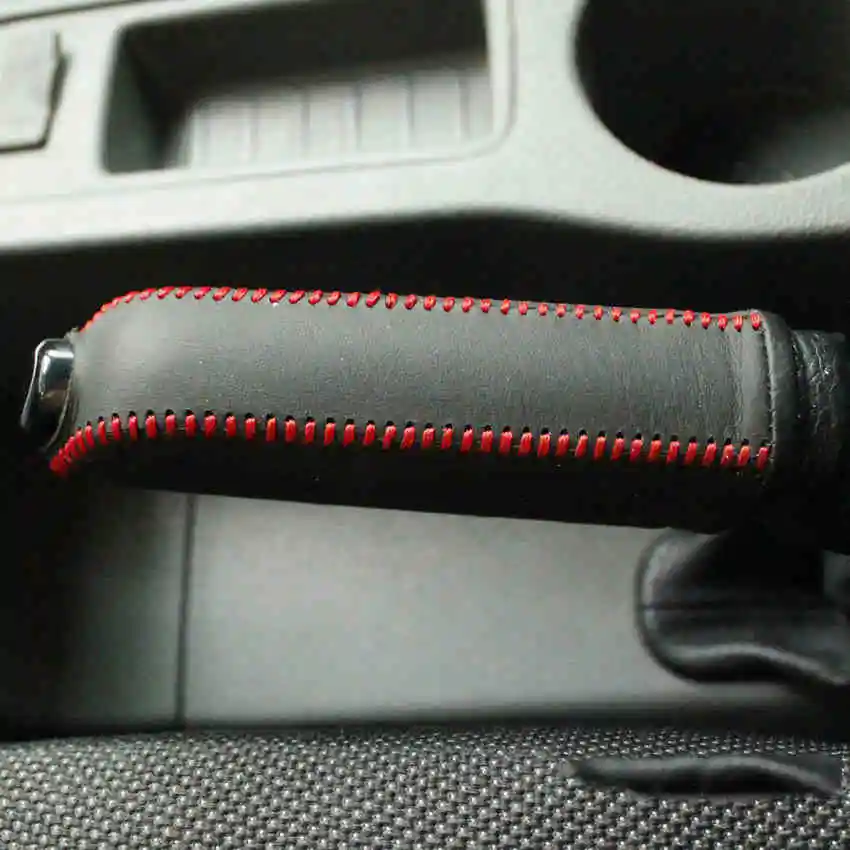 

Чехол для старого Ford classic Focus, чехол с ручным тормозом, из натуральной кожи, «сделай сам», Стайлинг автомобиля, автомобильные принадлежности, ...
