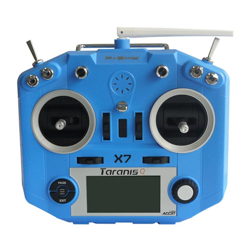 Передатчик FrSky ACCST Taranis Q X7 2 4 ГГц 16 каналов черный белый синий оранжевый зеленый