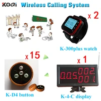 free shipping restaurant ordering system counter display receiver table bell transmitter service pager catering equipment