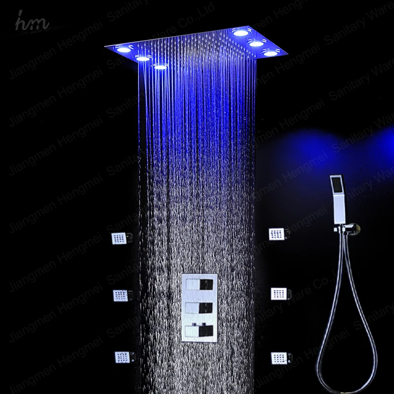 Электронных потолок набор для душа sus зеркало Панель 360*500 мм Мульти Цвет chnage