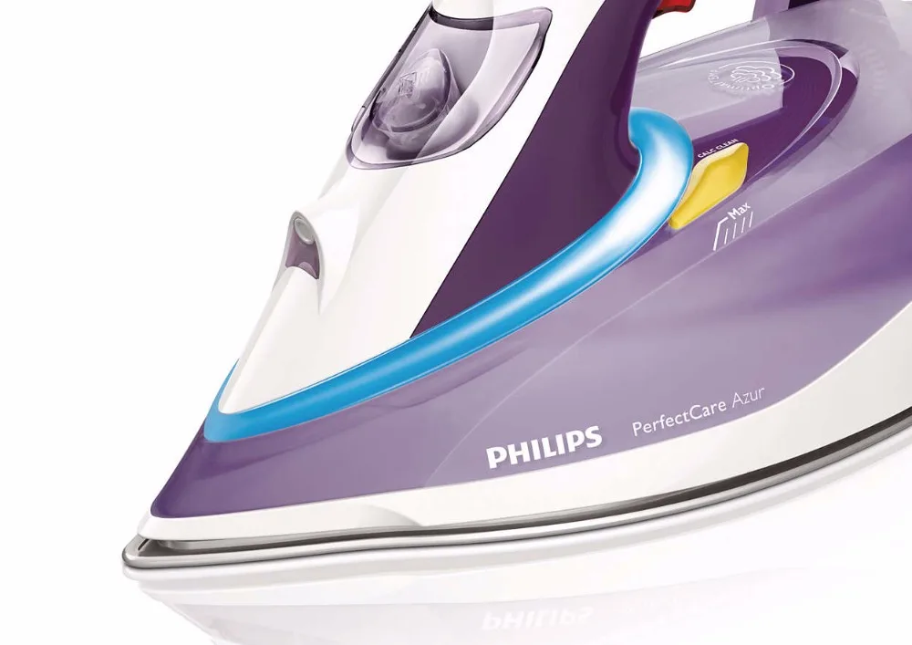 Philips PerfectCare Azur Паровой утюг с технологией OptimalTemp и подошвой T-ionicGlide Пар 50 г/мин