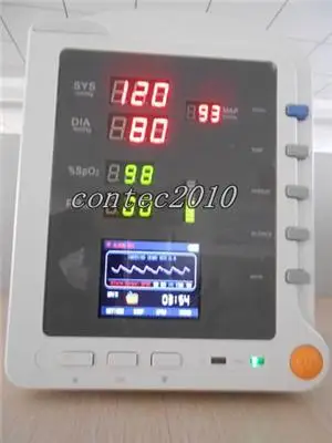 Портативный монитор пациента w NIBP SPO2 Пульс крови кислородный частота домашнего использования жизненные знаки монитор пациента