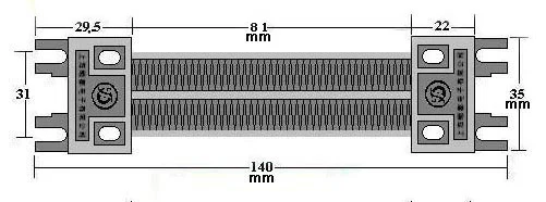 200 Вт AC DC 220 В изолированный PTC керамический воздушный Нагреватель Электрический нагреватель части