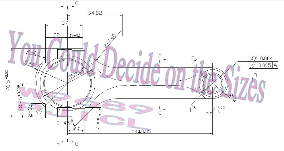 For309 405 06 207 Mi16 T16 1.9L 16 V XU9J4 xu10j4 кованые 4340 заготовка шатуны Stahlpleuel mit H Schaft шатун коленчатого вала, подделка, biella biela