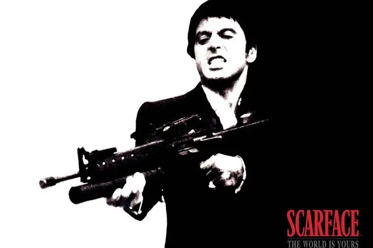 DIY рамка классические Гангстерские пленки Scarface Шелковый принт фильм плакат для домашнего декора-высокое качество изображения