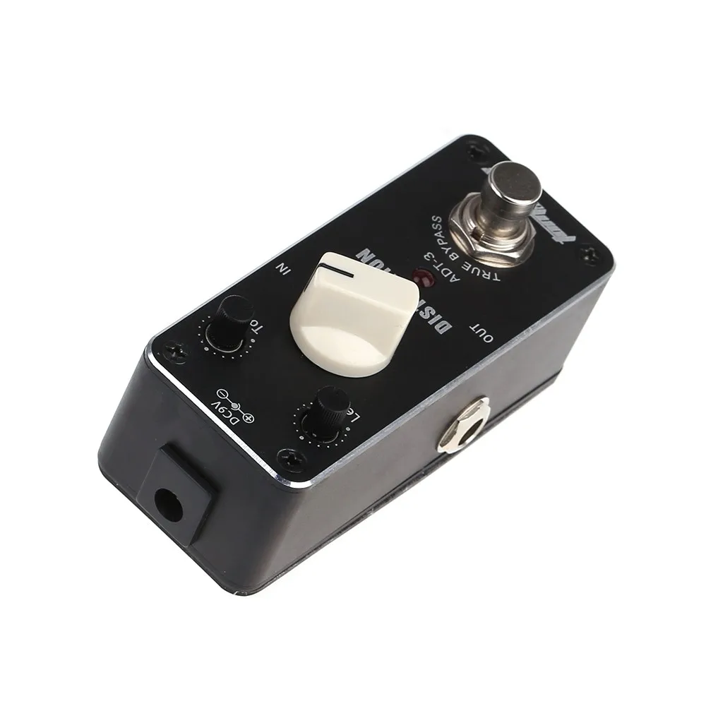 Aroma ADT 3 Mini Distortion педаль эффектов для электрогитары с крепежной лентой корпус из