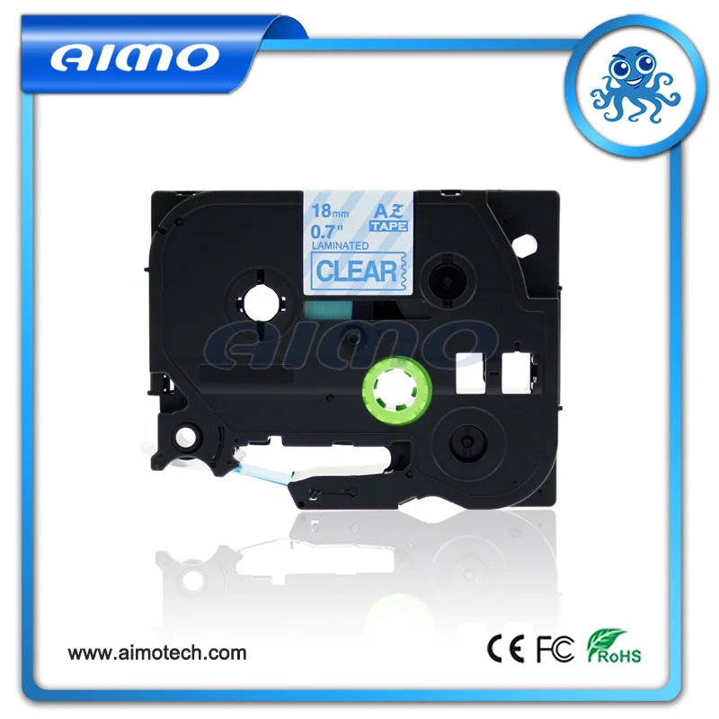 Высокое качество 18 мм лента для маркировки TZe143 Совместимость Brother P Touch Blue на