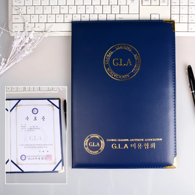 6K 8K 12K A4 A3 папка с сертификатом из искусственной кожи|certificate folder|pu leather folderleather
