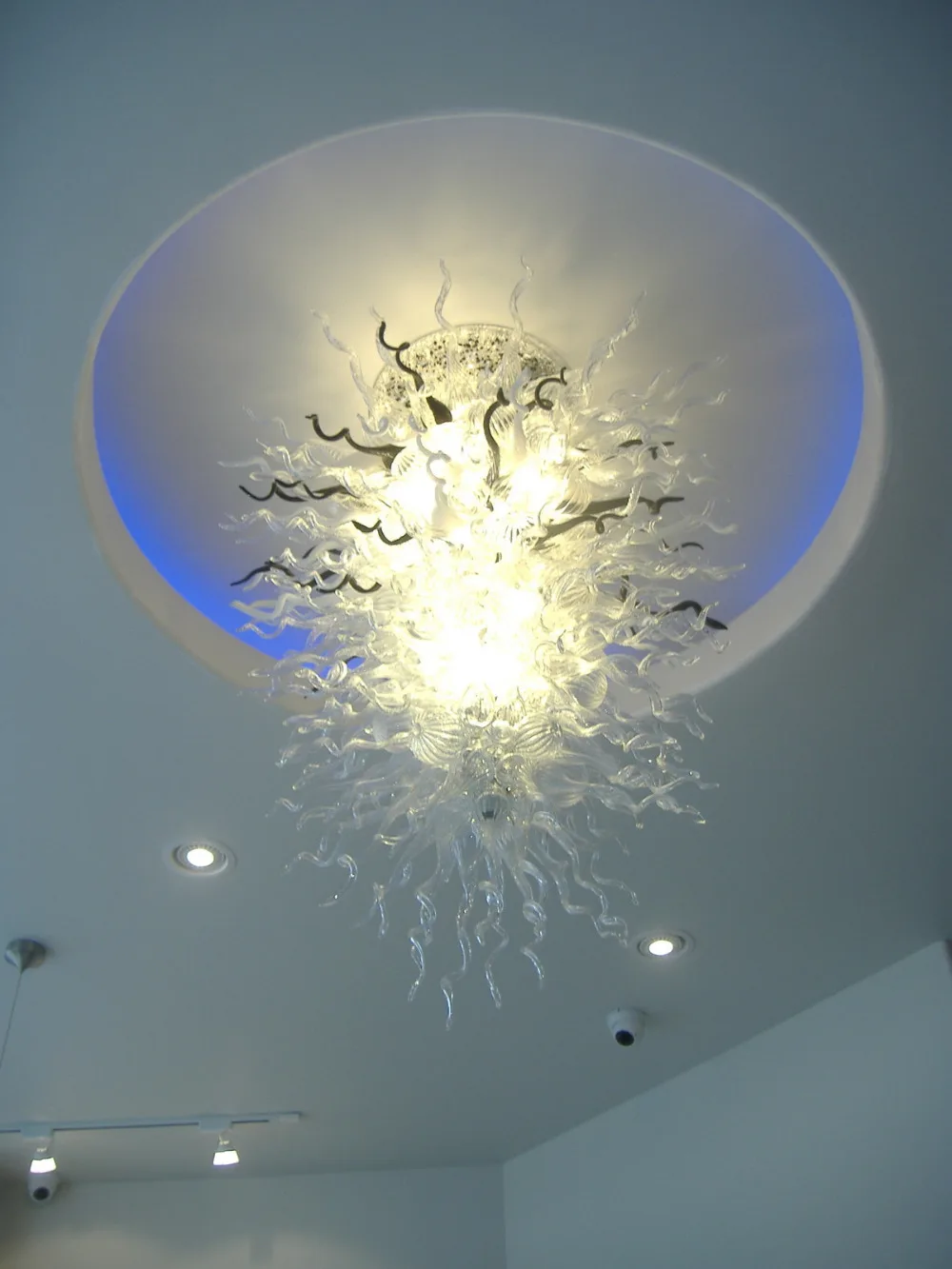 

Modern European Style Murano Glass Art Decoration Lighting High Ceiling LED Chandelier