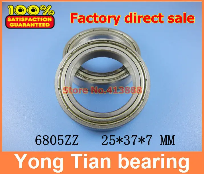 (1 шт.) тонкий настенный шариковый подшипник с глубоким желобом 6805ZZ 6805 2RS S6805ZZ S6805