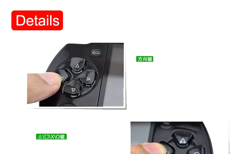X6 портативная игровая консоль 4,3 дюймов Экран MP4 плеер MP5 игрок в режиме реального 8 Гб Поддержка для игра для psp Камера видео электронная книга