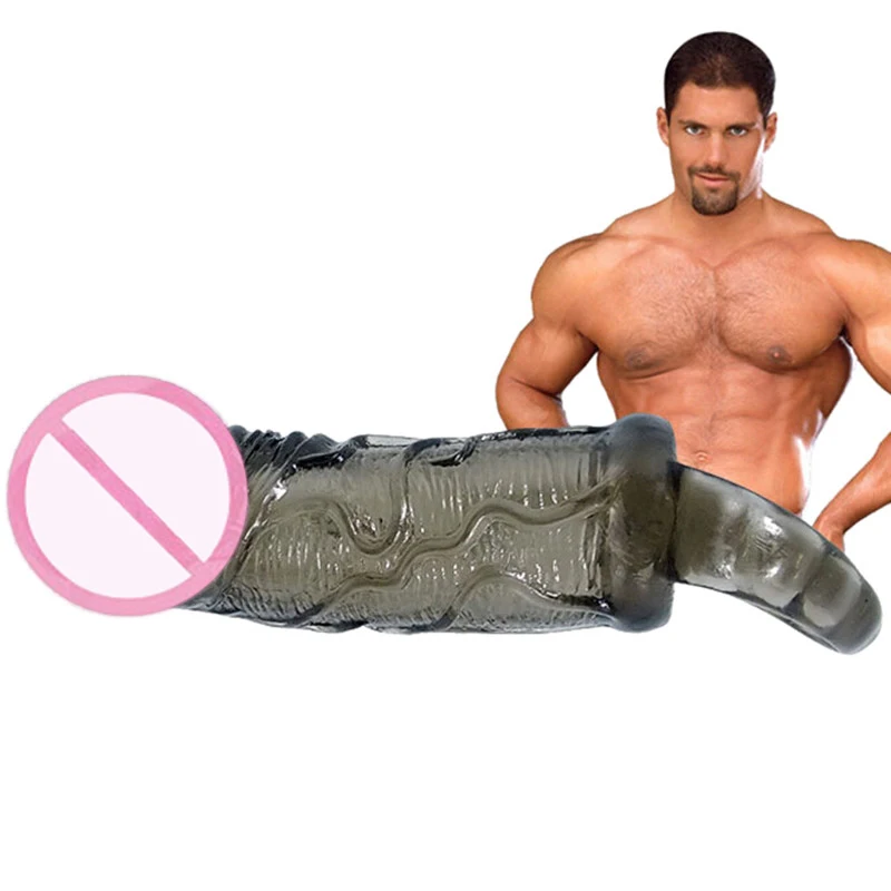 Мягкий силиконовый увеличитель для мужского пениса t Вибрация Задержка