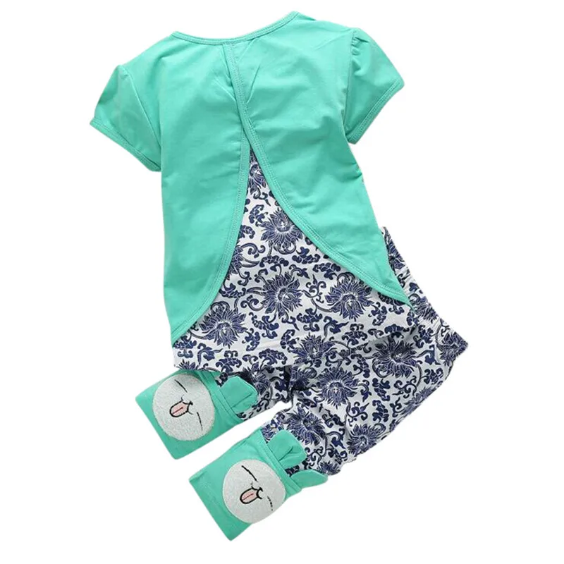 Смешанные хлопковые с рисунком кролика детские футболки на детей и девочек +