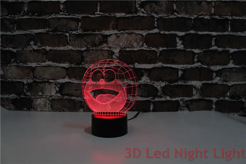 

Free Shipping Living Room Table Light 3D Led Japanese anime Cartoon Nighting Light with CE and UL Certificate