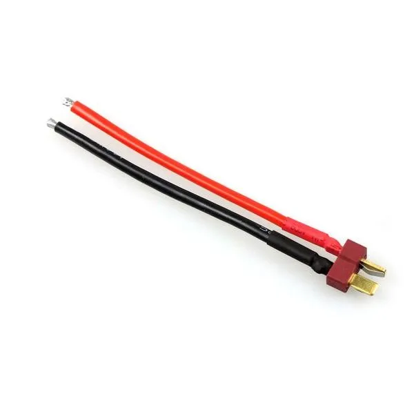 F02105 Deans стиль Т-образный штекер разъем силиконовый провод с 11,5 см 14awg
