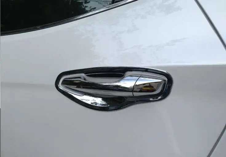 Для hyundai Santa Fe 2013 ABS Хромированная дверная Чаша отделка