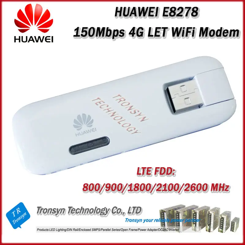 Новое поступление разблокированный LTE FDD 150 Мбит/с HUAWEI E8278 4G мобильный WiFi ключ и 4G USB wifi-модем