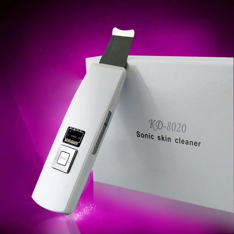Portable Ultrasonic Facial Cleaner Face Care Tool Removal Skin Cleaning Scrubber Ultrasound Peeling Spa Beauty Massager KD8020 | Красота и