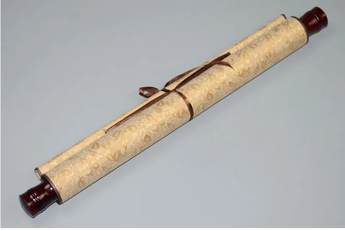 Китайская живопись бумага в рамке каллиграфия свиток чистый четырех футов