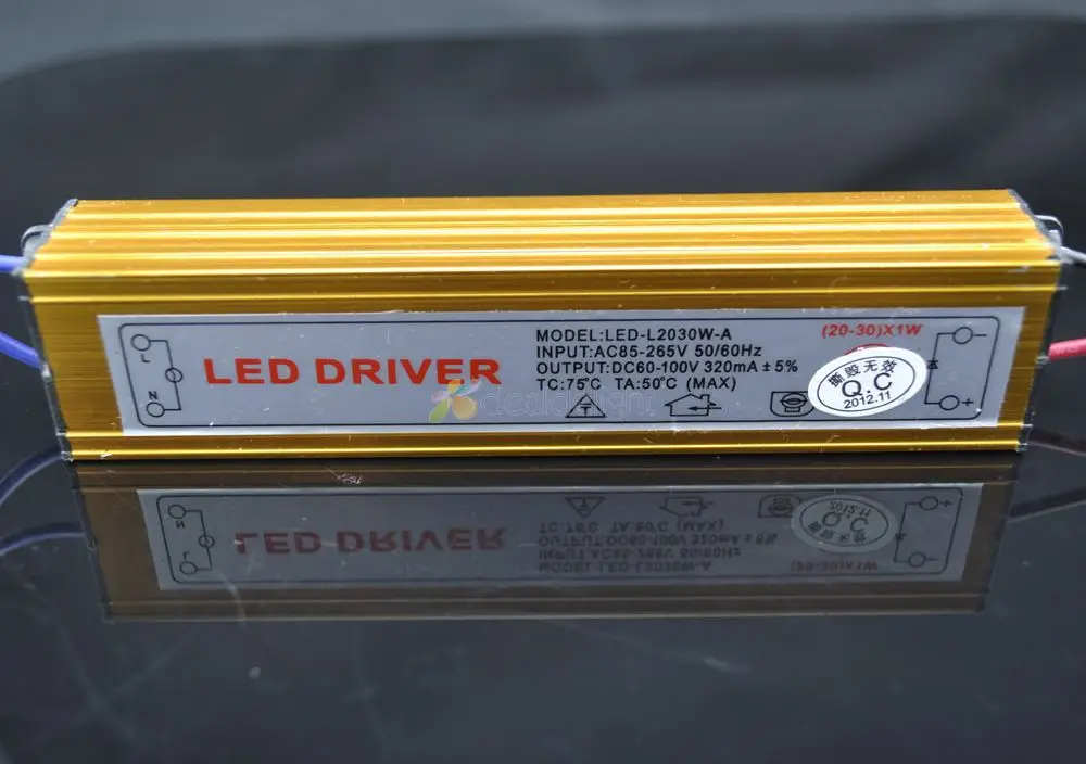 IP65 Водонепроницаемый постоянного тока AC85-265V к dc60-100v 300ma для 25-30 шт. 1 Вт высокое Мощность LED
