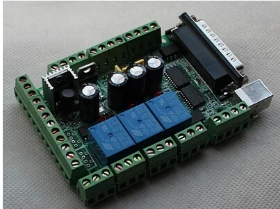 Новый Тип интерфейса плата с адаптером CNC MACH3 USB 6 осей для драйвера двигателя|cnc