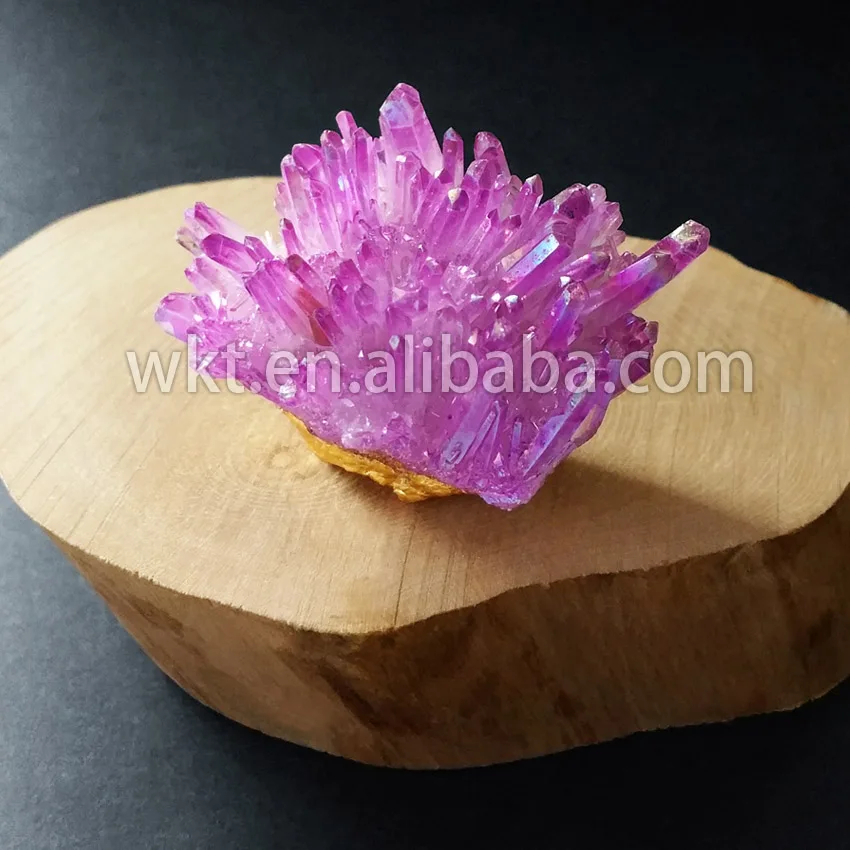 WT-P605 new arrival natural rock quartz crystal cluster pendant purple | Украшения и аксессуары