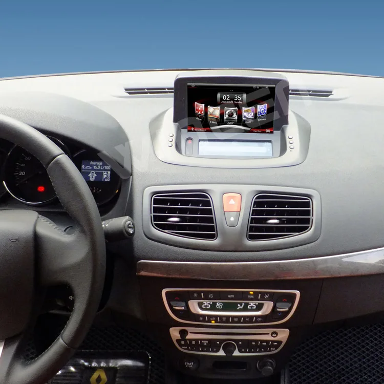 2013 новейший 1080P " автомобильный DVD gps плеер для Renault Fluence 800MHz cpu 512MB ram встроенный DVR поддержка телефонной книги бесплатно 8GB USB диск