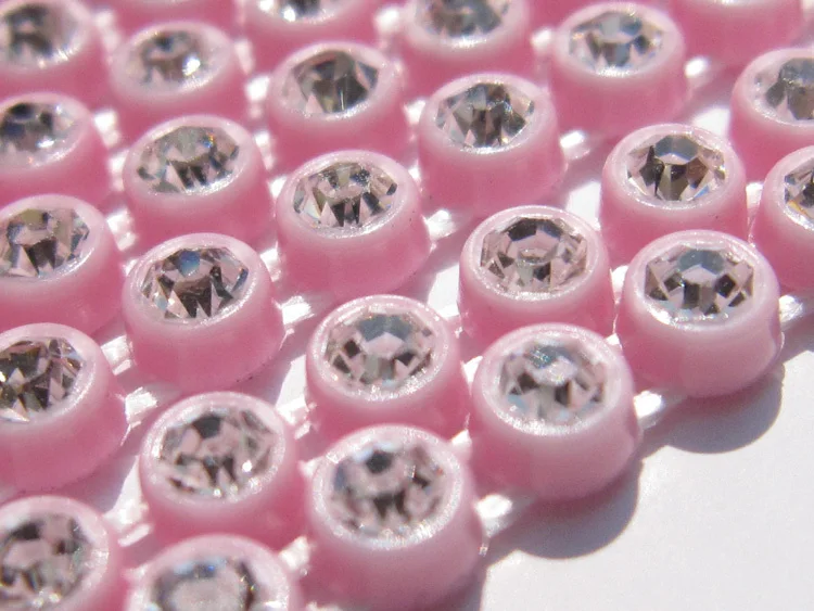SS8 Plastic Crystal Rhinestone Banding Jewellery Making Accessories 10Yards/lot Crystal Rhinestone Banding Trim AM TAIDIAN
