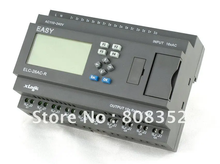Новейший и инновационный программируемый логический контроллер, micro plc ELC-26AC-R-HMI