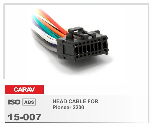 Carav 15-007 автомобиль ISO жгут головной кабель для PIONEER deh-серии 2010+ стерео радио провода адаптер разъем проводки соединительный кабель