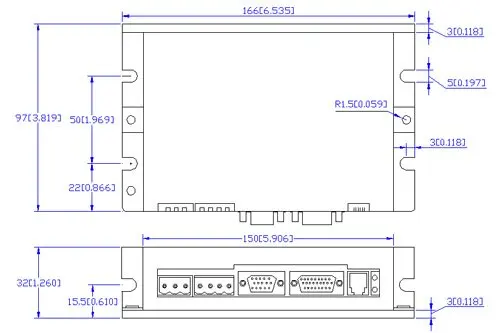 Leadshine сервопривод ACS806 работать на 48-80VDC из 0A to18A работать с 400 Вт Серводвигатель ACM604V60-01-2500 фрезерный станок с ЧПУ