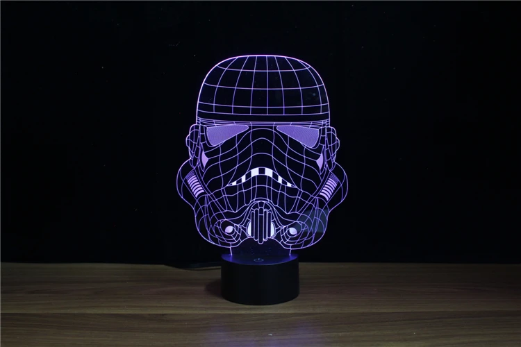 Рождественские украшения для домашнего кино Сувенир 3D светодиодный ночник