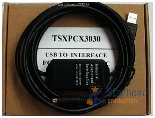 TSXCRJMD25 TSXCUSB485 USB к RS485 конвертер, заменить TSXPCX3030 PLC Кабель для программирования