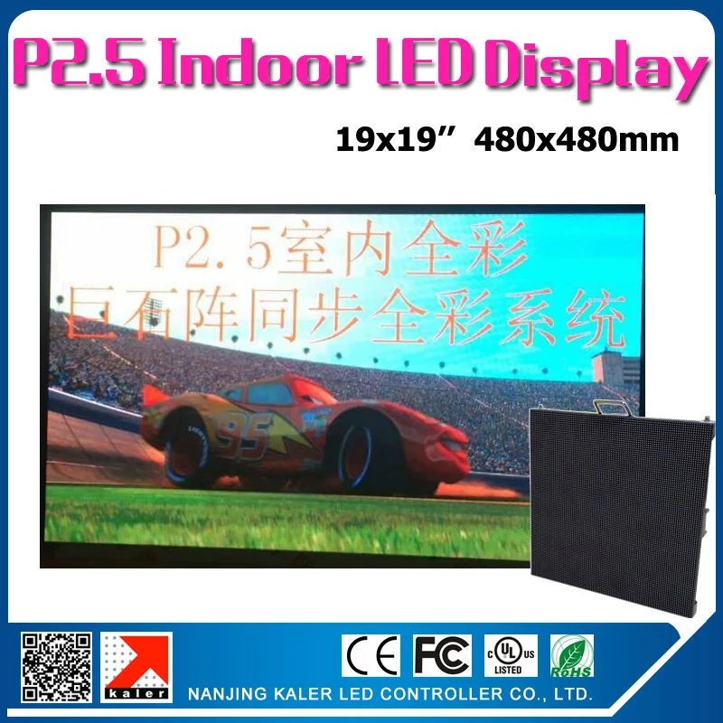 Прокатный светодиодный шкаф TEEHO 480x480 мм для помещений высокое разрешение 1/32