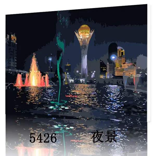 Ночь кусок 2016 горячая распродажа DIY цифровой живописи маслом по номерам