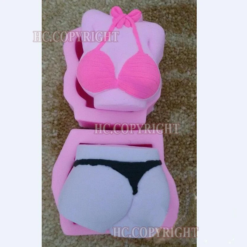 2 шт. трусы DIY прессформы Инструменты Горячие 3D сексуальные женские бикини нижнее