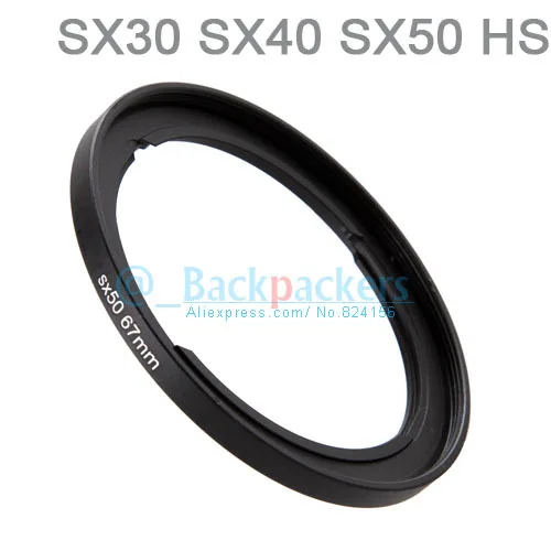 Переходное кольцо для объектива камеры SX50 до 67 мм FA-DC67A для Canon PowerShot sx520 sx70 sx60 sx50 HS крепление бленда объектива/67 мм фильтр
