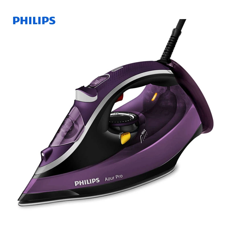 Philips Azur Pro Паровой утюг 3000 Вт 50 г/мин паровой удар 220 г Подошва T-ionicGlide