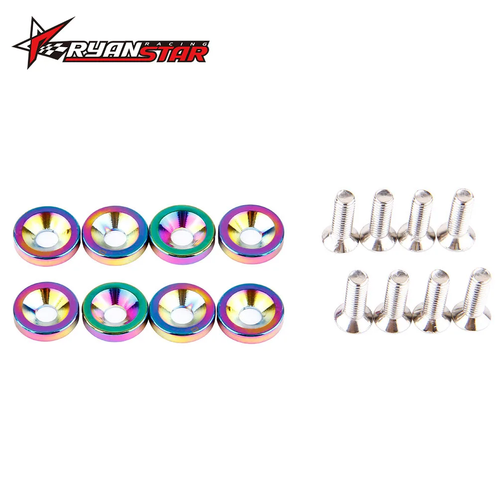 Алюминиевые Neo хромированные омыватели и болты 1 комплект = 8 шт. для Honda Civic N EA010