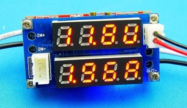 10 шт. XL4015 5A Регулируемая мощность CC/CV понижающий модуль заряда светодиодный Вольтметр Амперметр постоянный ток постоянное напряжение