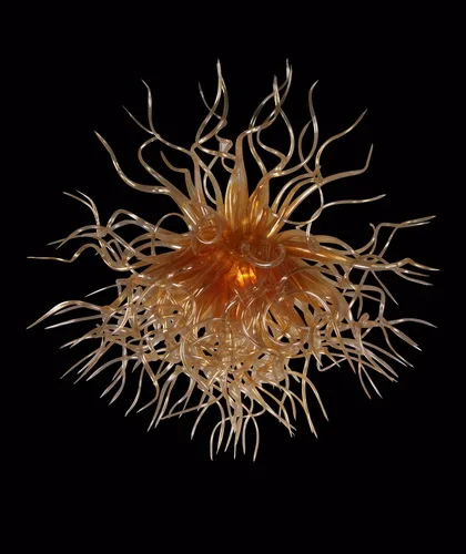 

Graceful Modern Luxurious Browd Flower Chandelier Hand Blown Murano Glass for Villa
