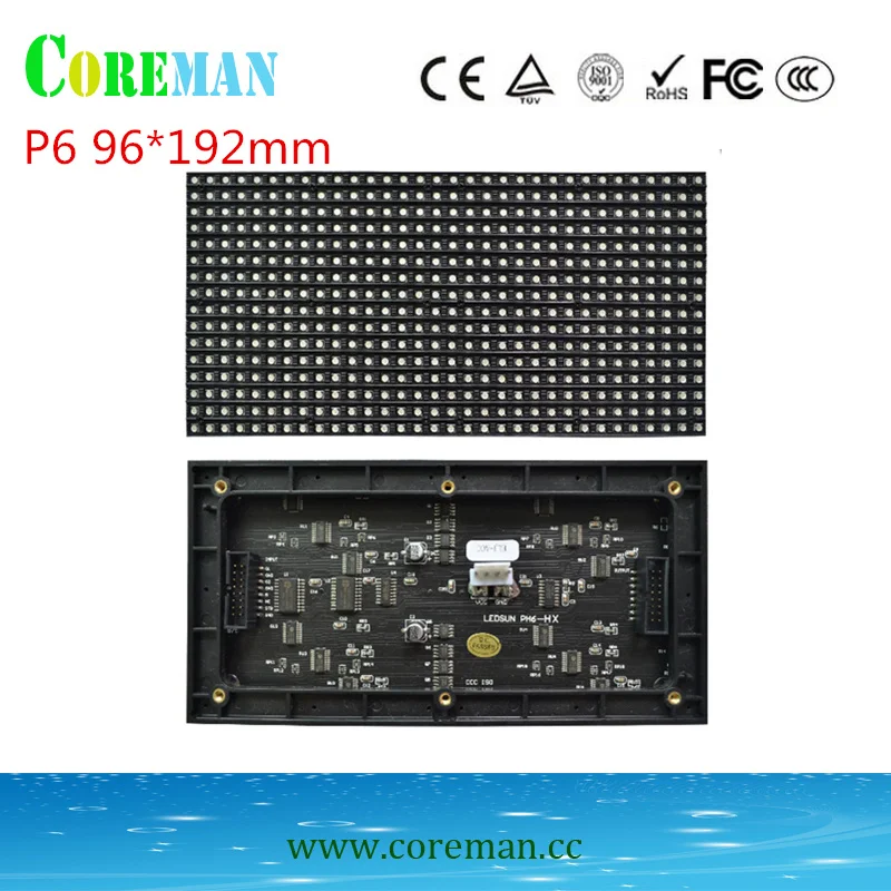 Полноцветный светодиодный модуль ph6 наружный полноцветный дисплей видеоэкран xxx