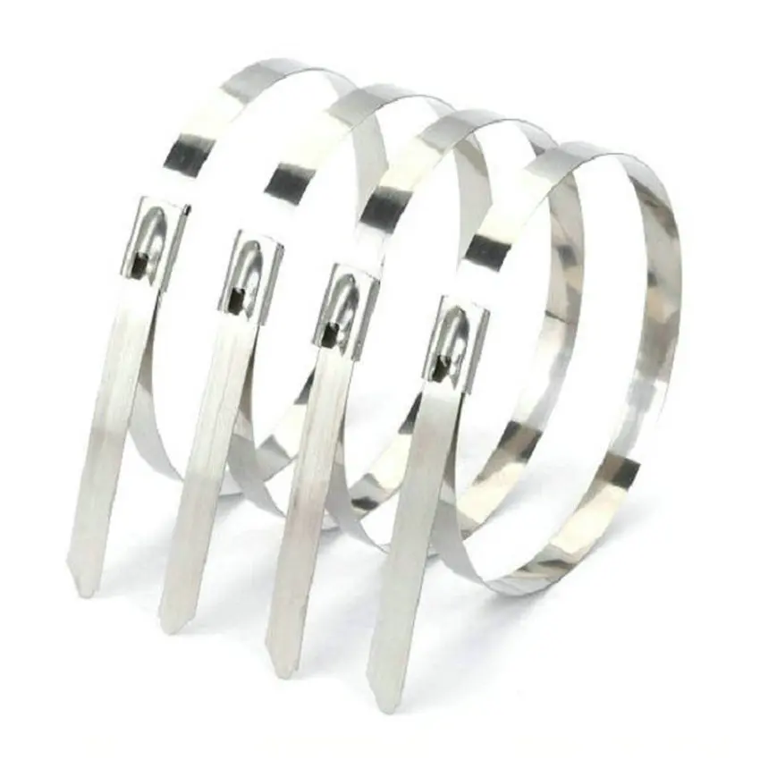 Металлическая кабельная стяжка из нержавеющей стали диаметром 5X300 мм 50 шт.|tie